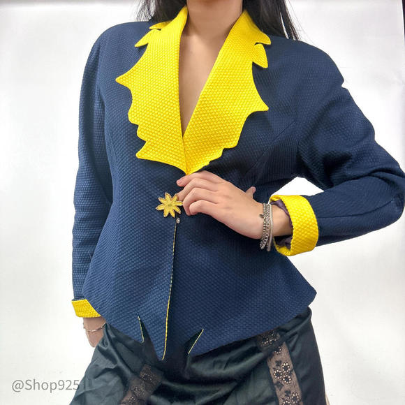 Rare Vintage Blazer Made  in Paris - Picture 5 of 8